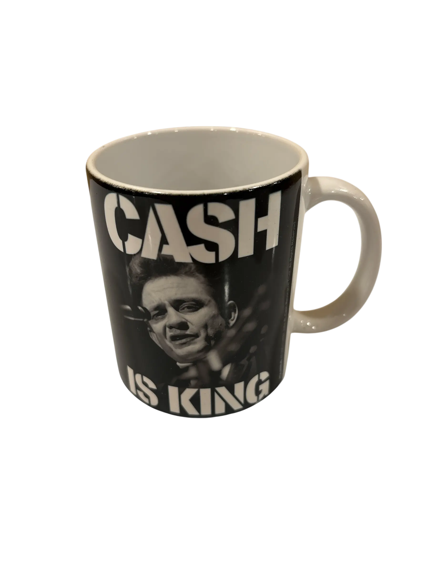 Johnny Cash Is King 11oz. Ceramic Mug