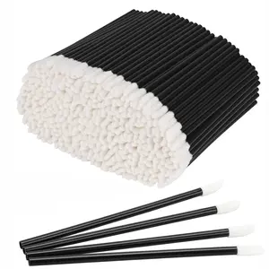200Pcs Disposable lip brush, makeup brush, lipstick lip gloss stick, applicator, makeup beauty tool set, makeup applicator