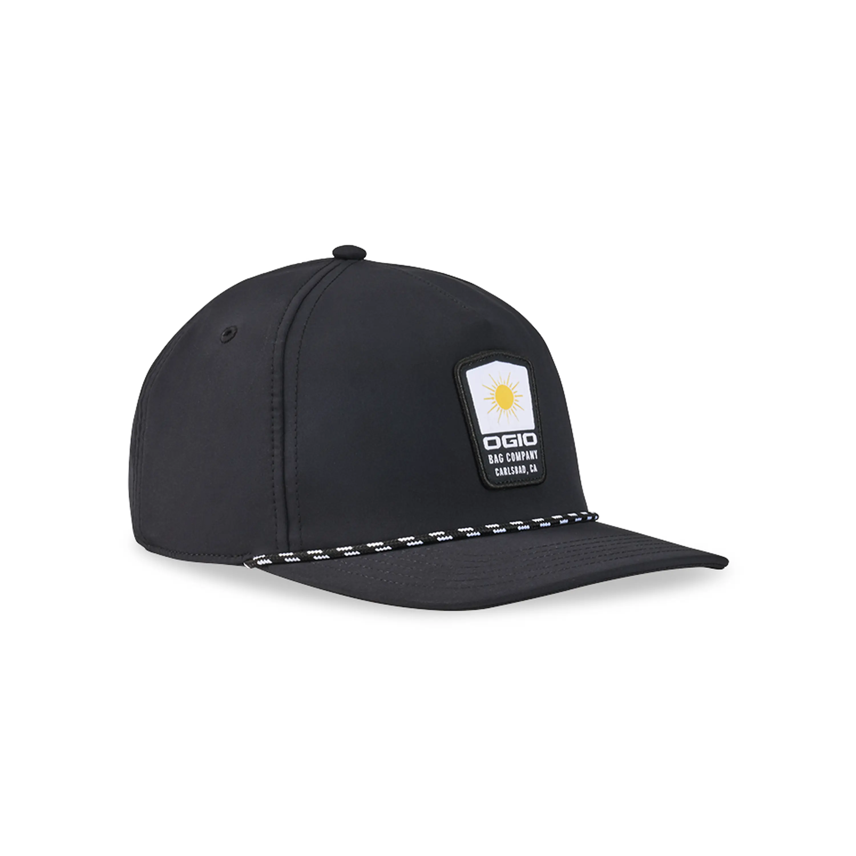 OGIO Men's Alpha OBC Snapback Hat - Black, Adjustable Size, Mens Hats with Durability