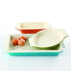 Ceramic Bakeware Set, 3 Piece