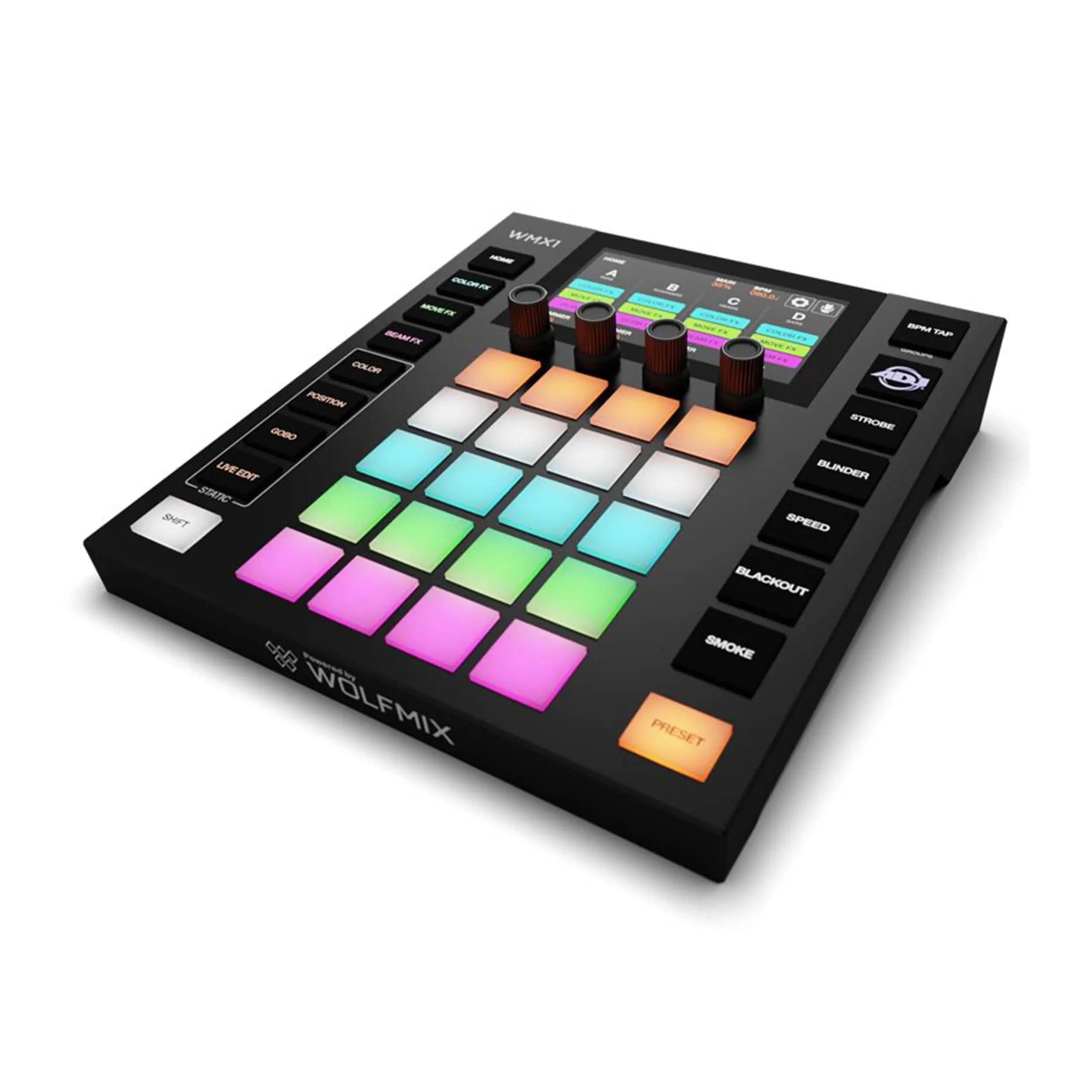 American DJ WMX1 MK2 Wolfmix Powered Standalone DMX LED Lighting Controller ADJ