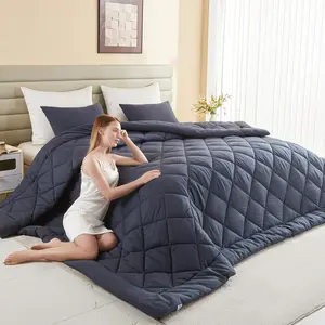 128x120 Oversized King Comforter, Extra Large Oversized King Size Comforter, All Season Soft Lightweight Down Alternative Quilt Duvet Insert with 8 Corner Tabs, Grey
