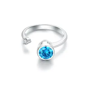 DW "You and Me" Birthstone Rings  Cubic Zirconia  With  Gold Plated Silver Daily
