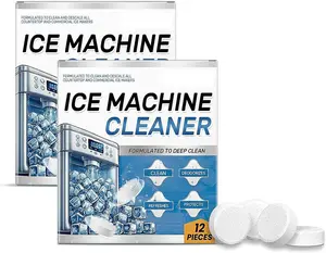 Ice Machine Cleaner Maker Descaler - 24 Clean Tablets for Ice Machine, Compatible with Opal, , Helps Remove Hard Water and Mineral Buildup for -Tasting Ice