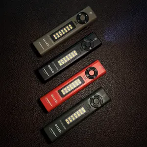 POWERTAC QUAD 2000 Lumen Flashlight | 4-in-1 Flat Design | USB-C Rechargeable | Green Laser + UV + Warm Side Light | Brightest Multi-Beam Tactical Light
