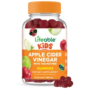 Lifeable Kids Apple Cider Vinegar Gummies with Mother, 500mg, 60 count