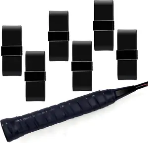 Tennis Racket Grip Tape 6-Pack Dry Overgrip Ultra Absorbent for Tennis Pickleball Durable PU Material Slip-Resistant Secure Hold Multi-Sport Use