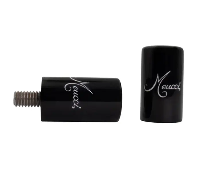 Meucci Stylish Pool Cue Joint Protectors - Branded with Meucci Logo, Solid Materials, Billiards & Snooker Cue Protection Accessory for Enthusiasts