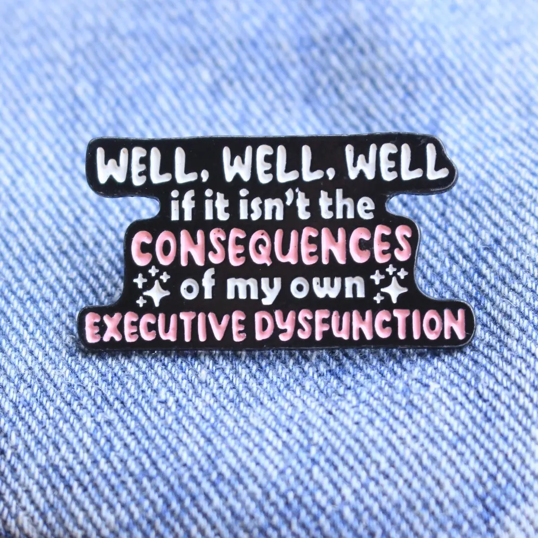 Unisex Collectible Witty Enamel Brooch Pin - Fashion Lapel Pin with Funny Phrase Speech Bubble for Backpacks, Jackets