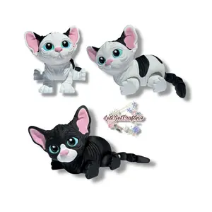 Sphynx Cat | Articulating 3d Printed Figurine. Hairless cat. Decor Decorative