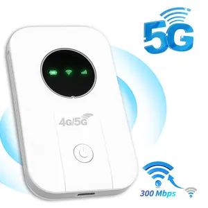 5G/4G LTE WiFi Mobile Hotspot,300Mbps High Speed,Dual Band Connect Up to10+ Devices,Connect Up to10+ Hotspot Device