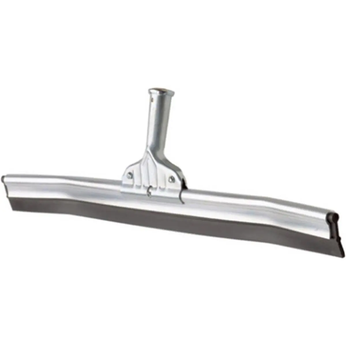 212 MAIN 30 in. Curved Durable Aluminum-Rubber Floor Squeegee - Rotatable Pivoting Head Household Cleaning Tool for Homeowners, Modern Design, Rubber Blade for Bathroom Floors, Aluminium