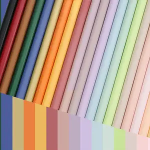 Solid Color, Non-Transparent Flower Wrap, Pack of 20, Various Colors