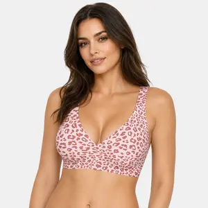 Women Jelly Bras Wirefree Full Coverage No Underwire Everyday Bras Comfortable Wireless Padded Tshirt Bra