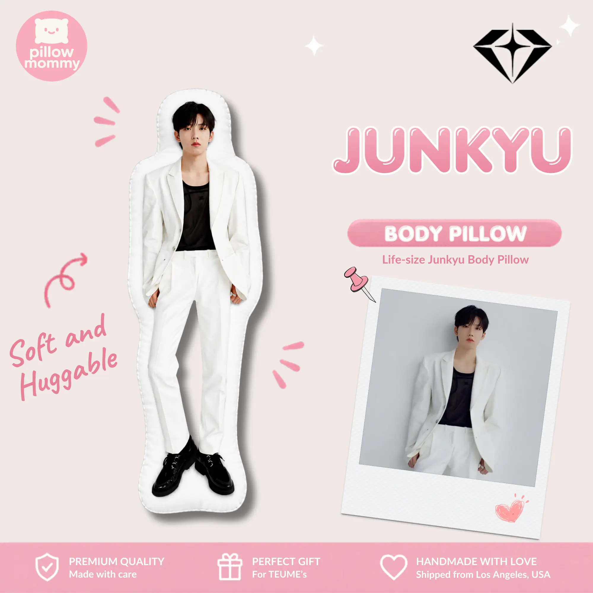 TREASURE Junkyu Life-Size Body Pillow