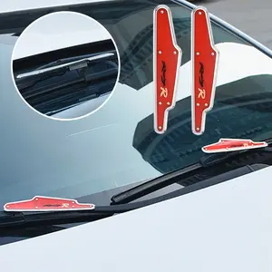 2pcs Universal Car Windshield Wipers, Abs Material, and Design, Easy Installation, Enhanced Performance, Car Care Accessories