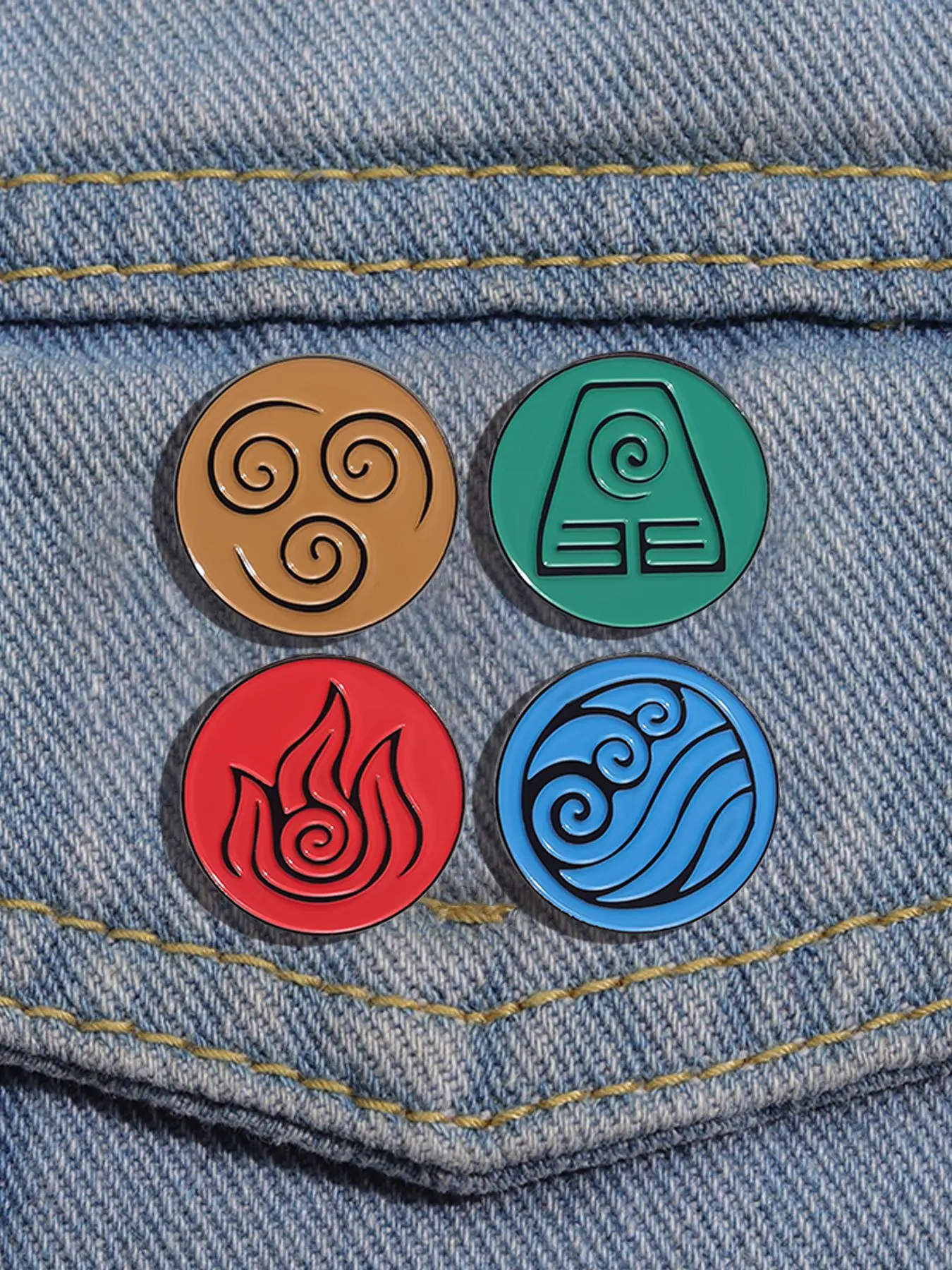 Round Shaped Element Pattern Brooch, Vintage Fashion Brooch for Women & Men, Fashion Brooch for Party, Daily Clothing Decor, Pin, Charms, Jewelry Accessories, Trendy Brooch for Birthday Gift, Cute, Fashion Accessory, Alloy Brooch Pin, Brooch Pin Clip