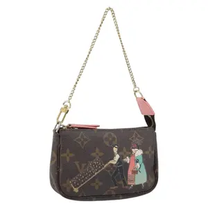 Pre-owned Louis Vuitton Canvas Mini Bags Monogram Illustre Mini Pochette Pouch L26032426