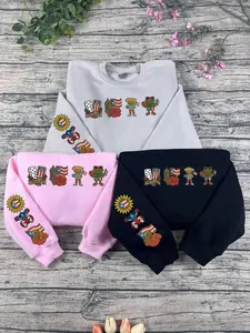 Puerto Rico Embroidered Crewneck Sweatshirt – Boricua Pride Pullover, San Juan Gift Idea, Puerto Rican Heritage Apparel