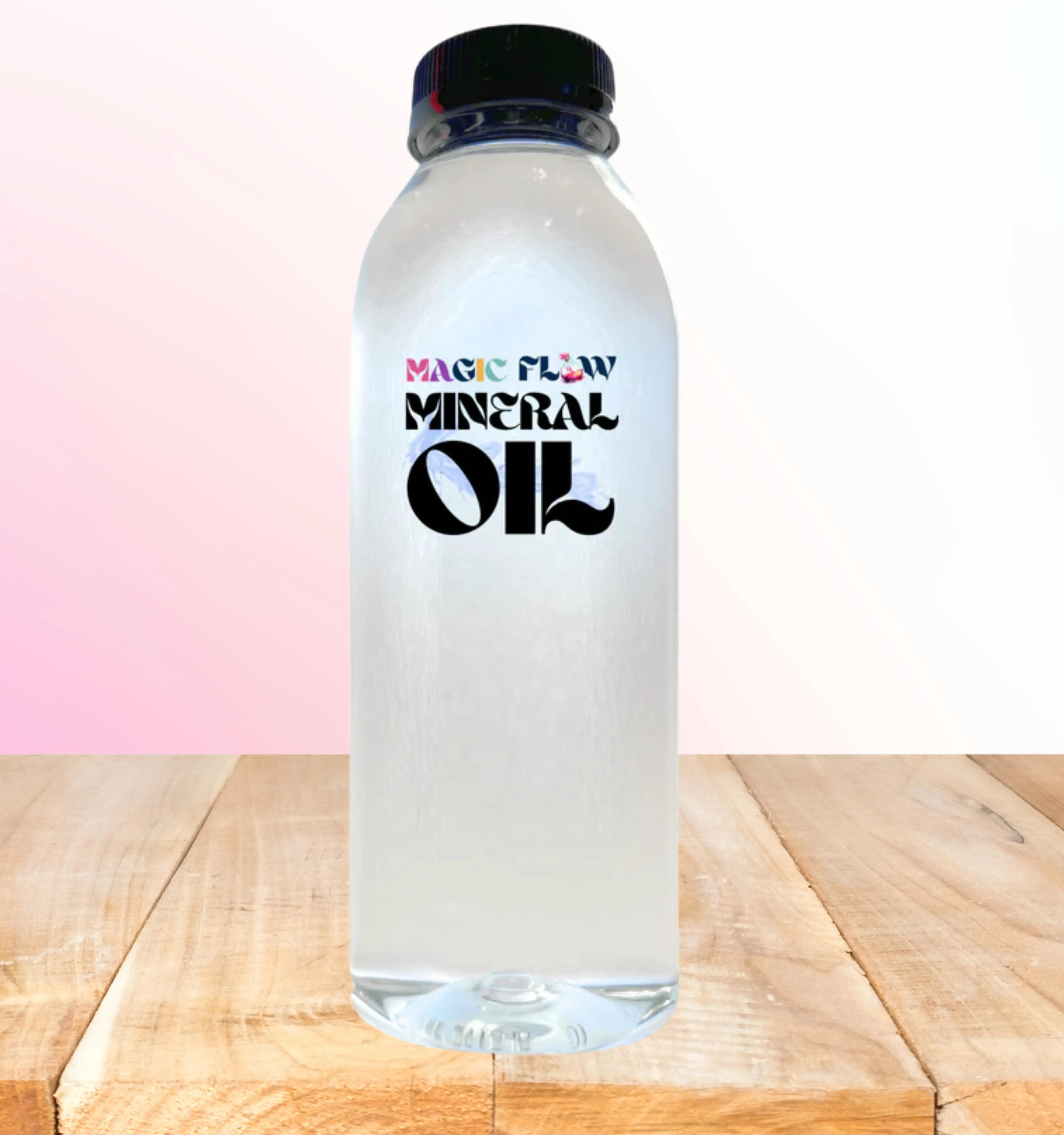 Magic Flow™ Mineral Oil - Plastic Crafting Dye-Pour Solution, Available in 3 Sizes, for 24oz Tumblers, Snowglobes, Kitchenware Water Bottles
