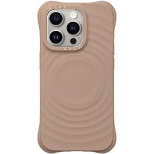 Ripple Phone  Case [Silicone/Compatible with Magsafe / 6.5 ft. 2X Military Grade Drop Protection] - Latte