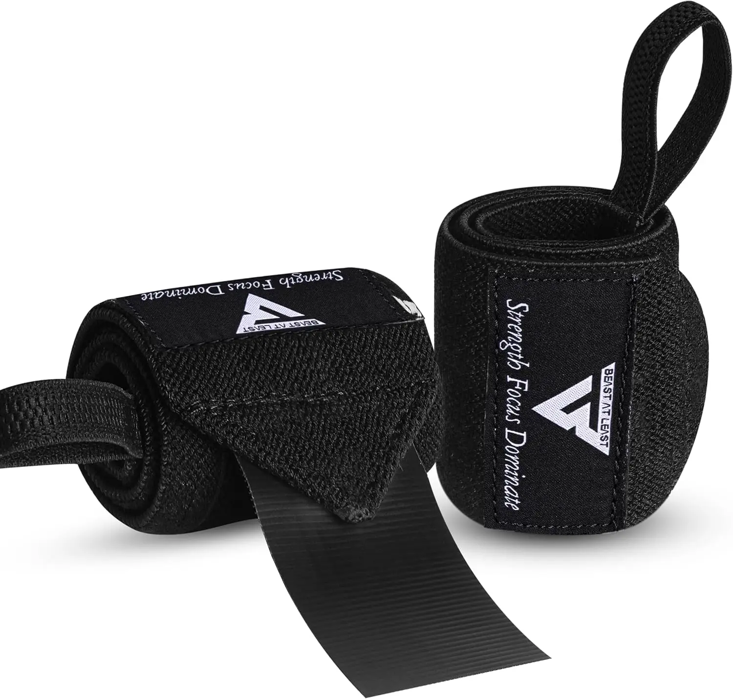 Lifting Wrist Wraps for Women, Men & Girls, 18" Heavy Duty Cotton Elastic Workout Accessories with Thumb Loops, Adjustable Straps for Powerlifting & Strength Training, Lifting Wrist Straps, Elastic Straps
