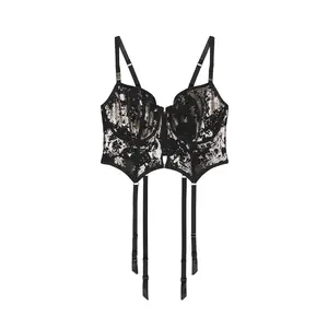 Diesel X Savage C Fishnet Bustier in Black