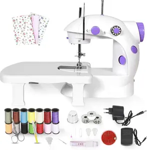 EASYBERG Mini Sewing Machine for Beginners Dual Speed Automatic with Expansion Table & Sewing Tool Complete Kit for Family Travel Maxon Performance Parts Corp