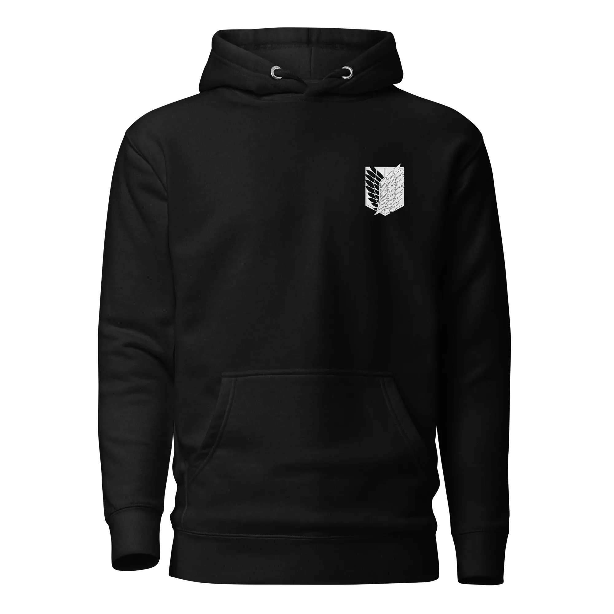 Men's Attack on Titan Scout Regiment Hoodie, Menswear Tops with Wings Design, Matching Sweatshirts