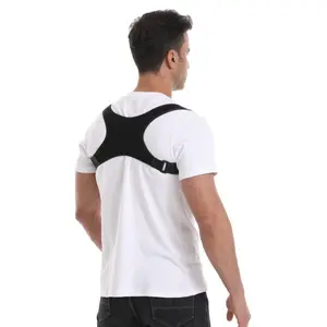 Unomor Upper Back Brace Posture Corrector for Women & Men, Posture Strap, Breathable Material, Lightweight Design, Improves Posture & Comfort
