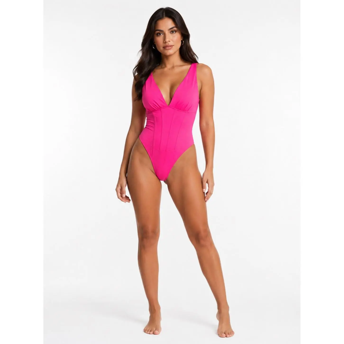 Pink Paradise Corset Bodysuit