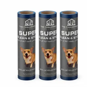 Mega Lint Roller Refills – Extra Sticky, Spiral Peel, Pet Hair Gone in 2 Swipes | The Chalgroves