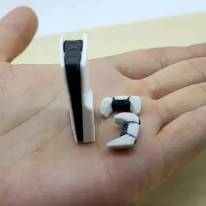 3pcs Miniature Simulated Game Console Model Set, used for DIY dollhouse simulated game consoles, game joysticks, and decorative ornaments for micro landscape props, Collectible Figurine