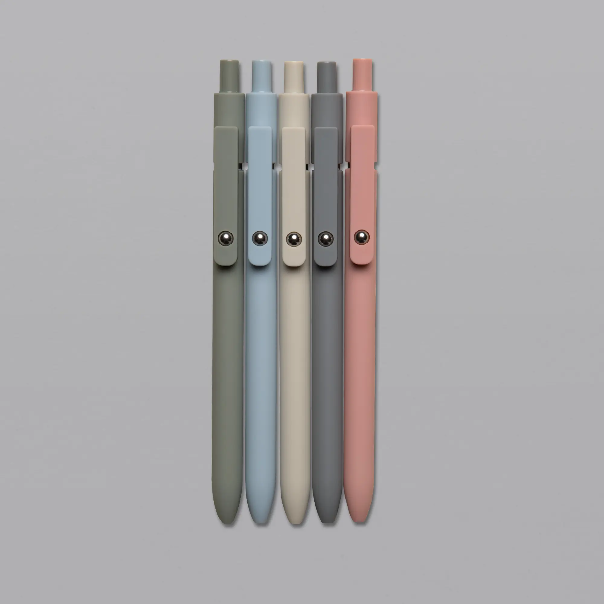 Alabaster Pastel Pen Pack - Set of 6 Pens with Black Ink in Vibrant Colors writing pens bible journaling