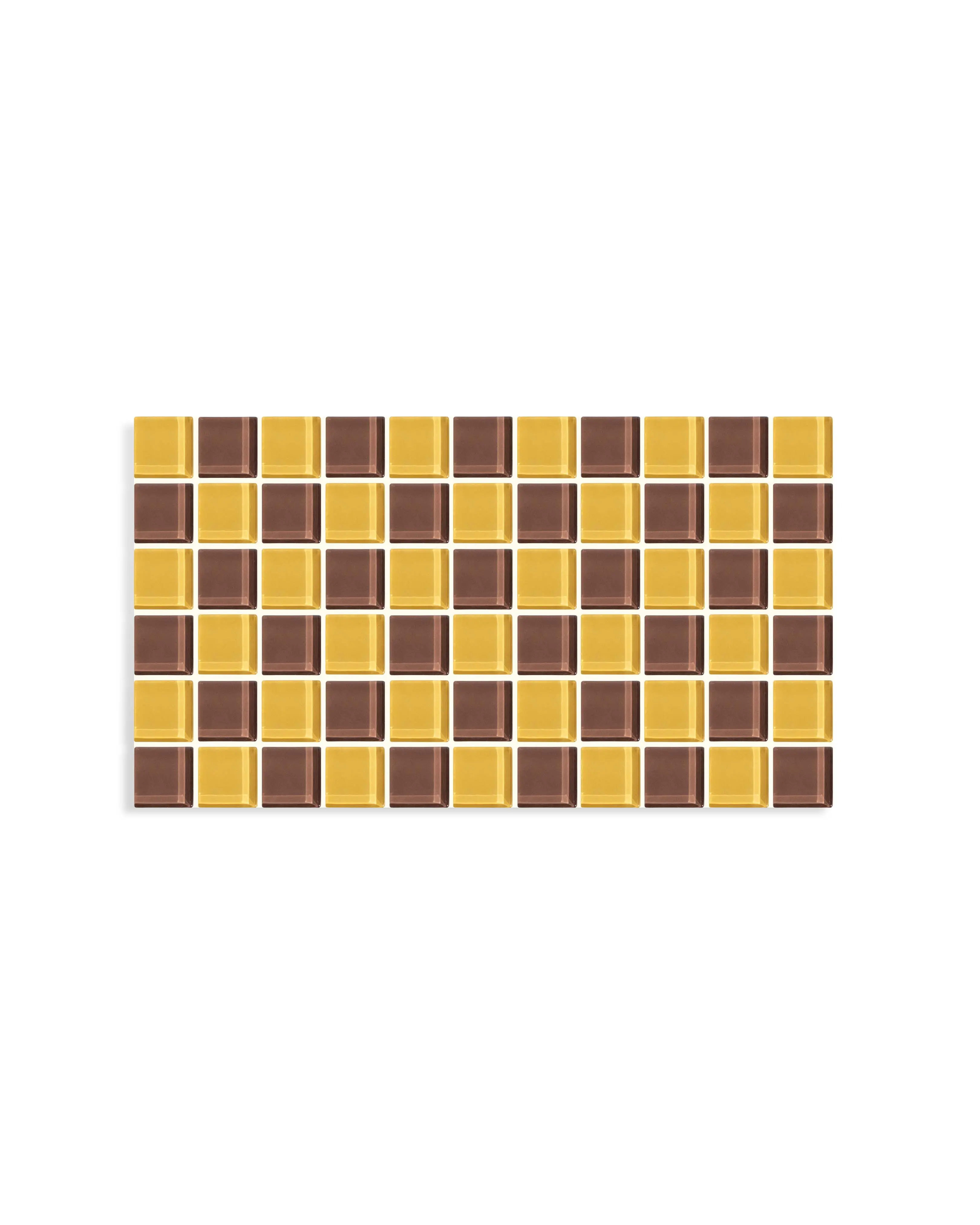 Glass Tile Tray – Toffee & Almond Dark Chocolate