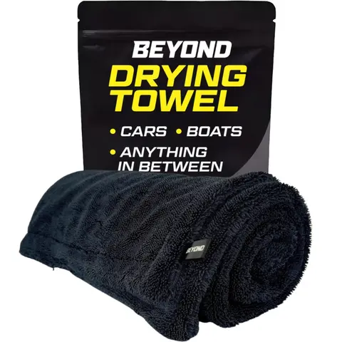 Premium 24x36 in. Microfiber Car Wash Towel for Auto Detailing Enthusiasts, Microfiber Cloth, Super Absorbent, 1-Pass Scratch-Free, Ceramic-Safe, Ideal for Cars/Boats Vehicle Wash Kit