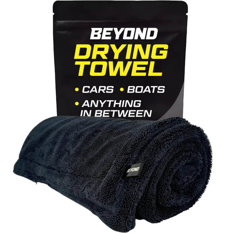 Premium 24x36 in. Microfiber Car Wash Towel for Auto Detailing Enthusiasts, Microfiber Cloth, Super Absorbent, 1-Pass Scratch-Free, Ceramic-Safe, Ideal for Cars/Boats Vehicle Wash Kit