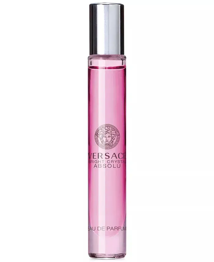 VERSACE Bright Crystal Absolu 10ml EDP Travel Spray - Compact Size for On-the-Go Use & Elegant Aromatic Experience