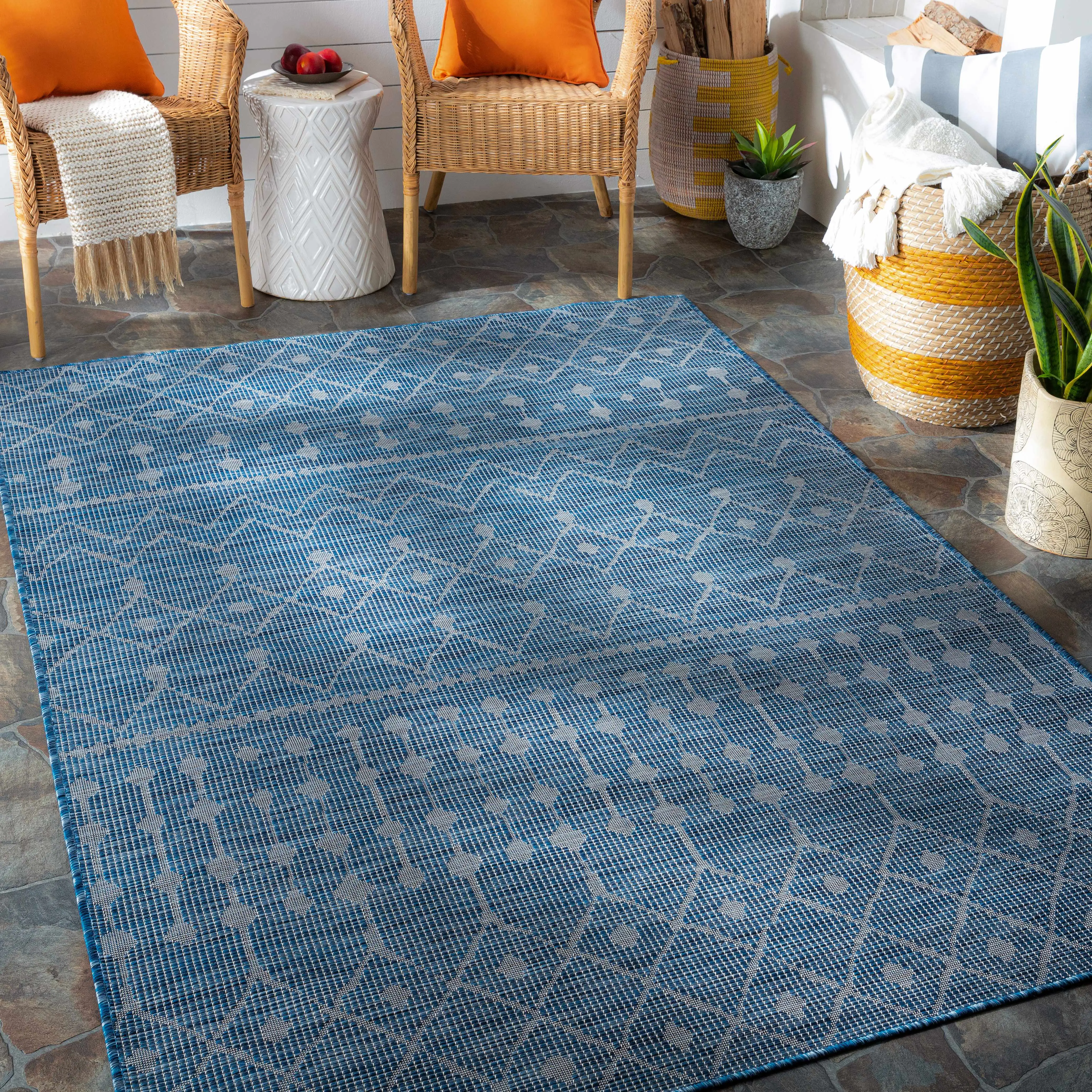 Maddingley Flatweave Area Carpet - Clearance, 1-Piece Casual Flat Weave Rug, Home Decor Rug for Living Room Decor, Casual Area Rug