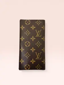 Pre-owned Louis Vuitton Canvas Small Leather Goods Monogram Porte Valeurs Carte Credit 2005