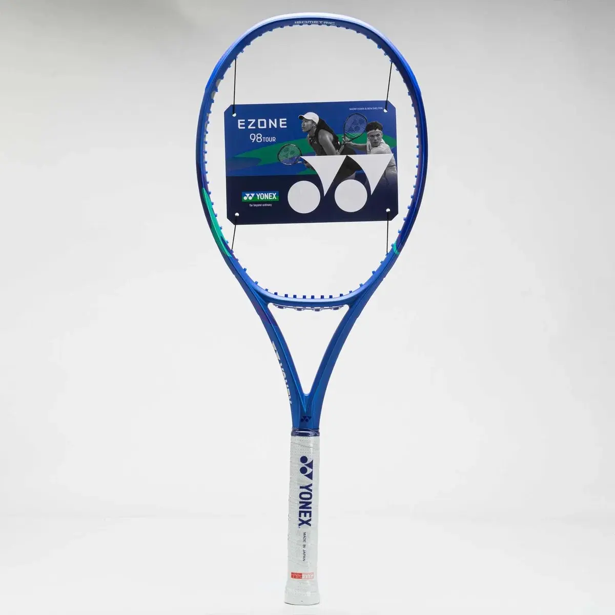 YONEX EZone 98 Tour Unstrung Tennis Racquet - Blast Blue