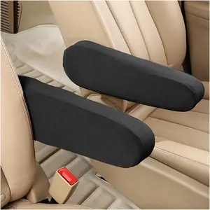 2 count  Front Seat Armrest Covers, Cloth Fabric Armrest Protectors, Direct Replacement Center Console Lid Armrest Cover , Universal Accessories for , SUV,  and Van