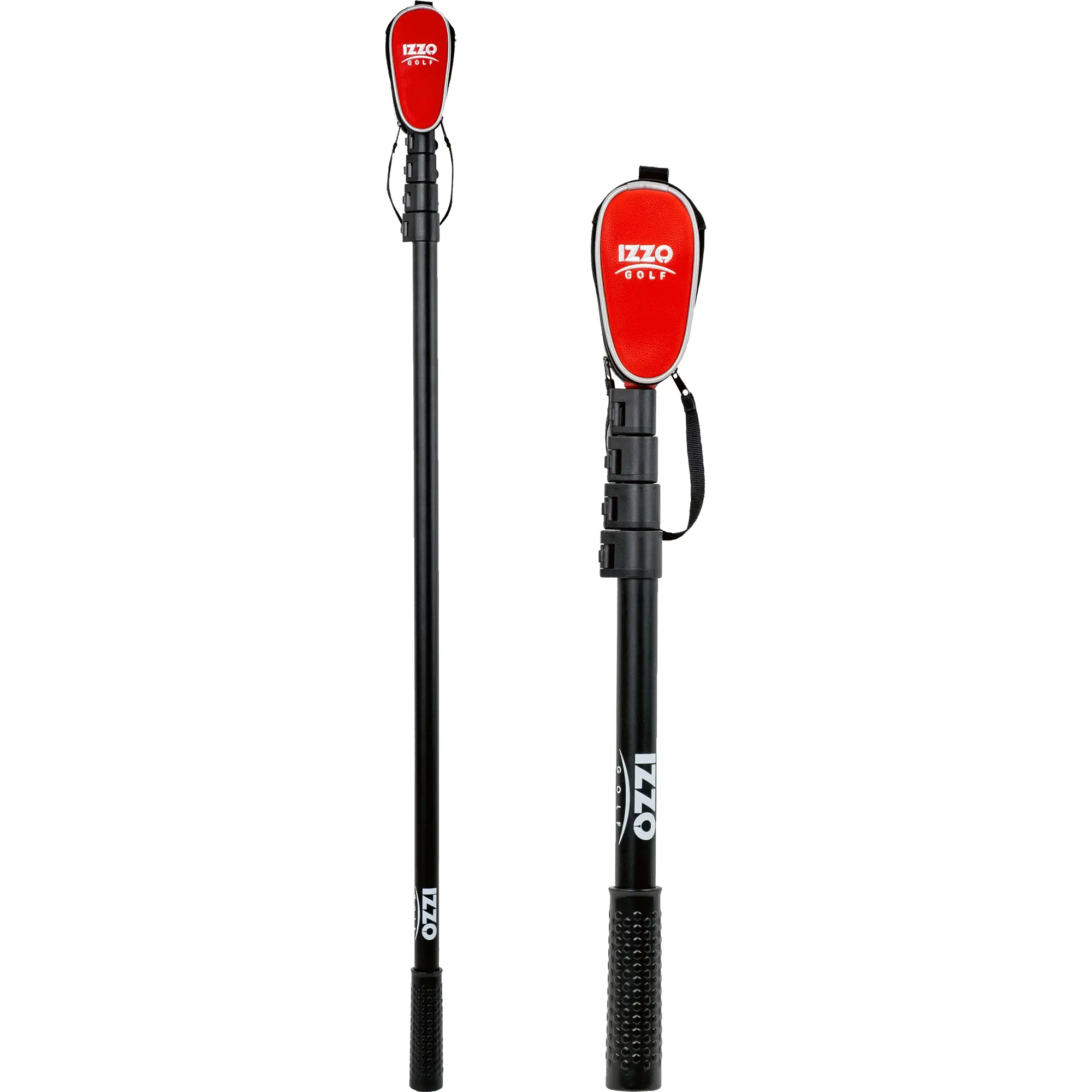 Izzo Golf "The Claw" Adult Golf Ball Retriever - Plastic Circular Head, Lightweight Design, Secure Locking Mechanism, Quick Water Retrieval, Adults