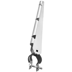 10 Pack 14.8-Inch Barbed Wire Arm Height Extender For 1.3 To 1.5-Inch Chain Link Fence Posts, Durable Steel Construction, Easy Install, Outdoor Fence Height Adjustment Kit, Reinforcement Accessory For Security Fencing