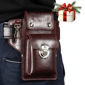 PhonePouchLeatherBeltbagHolsterCaseCompatiblewithiPhone,SamsungMobilephonesbelow6.3inchesChristmasgift,NewYeargift