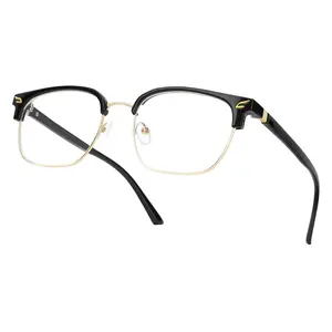 Blue Light Eyeglasses for Men Women Anti Eyestrain Computer Eyewear for Office Gaming Party Use Blue Light Lens Comfortable Fit