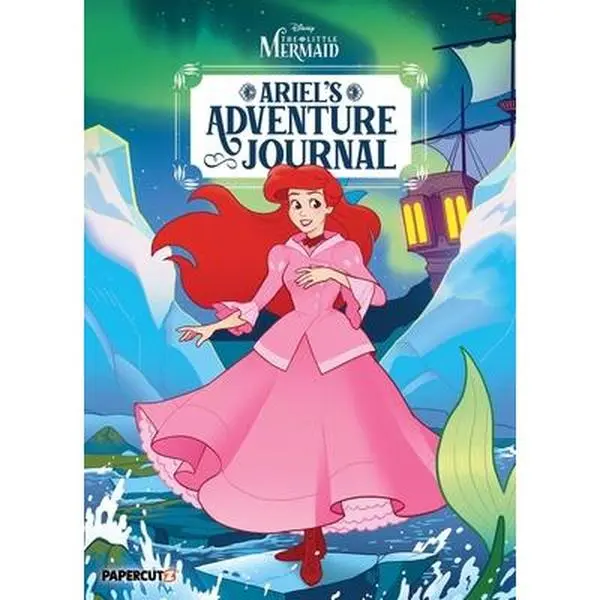 Disney The Little Mermaid: Ariel's Adventure Journal Original Graphic Novel - Hard Cover Book, Middle-Grade, English, Papercutz, The Disney Comics Group, Eric, 96 Pages, 0.79 lbs, 9.13" H x 6.14" L x 0.55" W