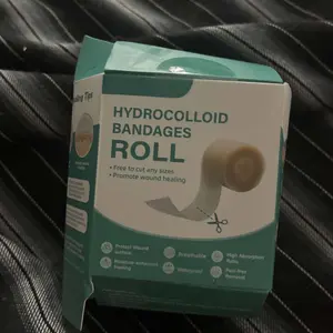 Large Medical-Grade Hydrocolloid Bandage Roll, Flexible & Waterproof Self Adhesive Hydrocolloid Patch, Cut-to-Fit for Blisters ,Wound Care, Acne, Pimple Care and First Aid Kits
