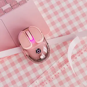 EWEADN Wireless Mouse, Computer Gaming Mouse, USB Rechargeable Wireless Mouse with LED Backlight, Silent Mouse for Office & Gaming, Compatible with Laptops & Desktops