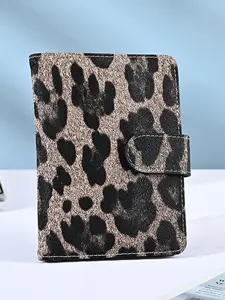 2026 New Leopard Print Passport Holder, Passport Cover, Rfid Travel Wallet, Women's Portable Card Slot Passport Case, Stylish Leopard Pattern, Travel Accessories